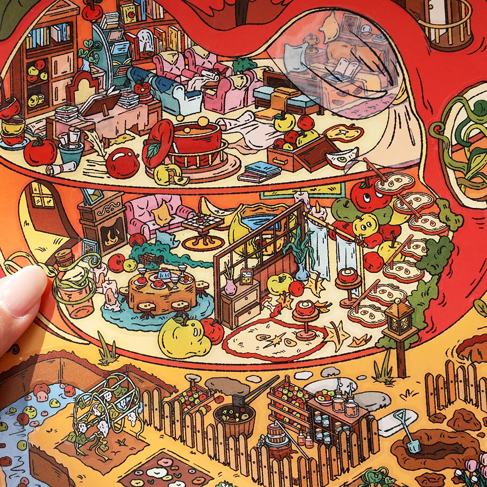 Наклейка-пейзаж 3D «Домик на дереве» Kawaii Apple Cabin, подарок на фестиваль, для самостоятельной сборки карманной сцены-домика
Наклейка-пейзаж 3D «Домик на дереве» Kawaii Apple Cabin, подарок на фестиваль, для самостоятельной сборки карманной сцены-домика