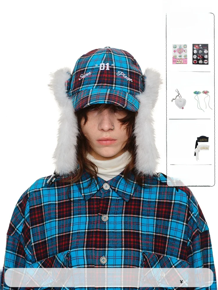 1JINN STUDIO Women's Baseball Cap Embroidered Plush Face Shaping Versatile Hat Winter Collection Fashionable Accessory
1JINN STUDIO Women's Baseball Cap Embroidered Plush Face Shaping Versatile Hat Winter Collection Fashionable Accessory