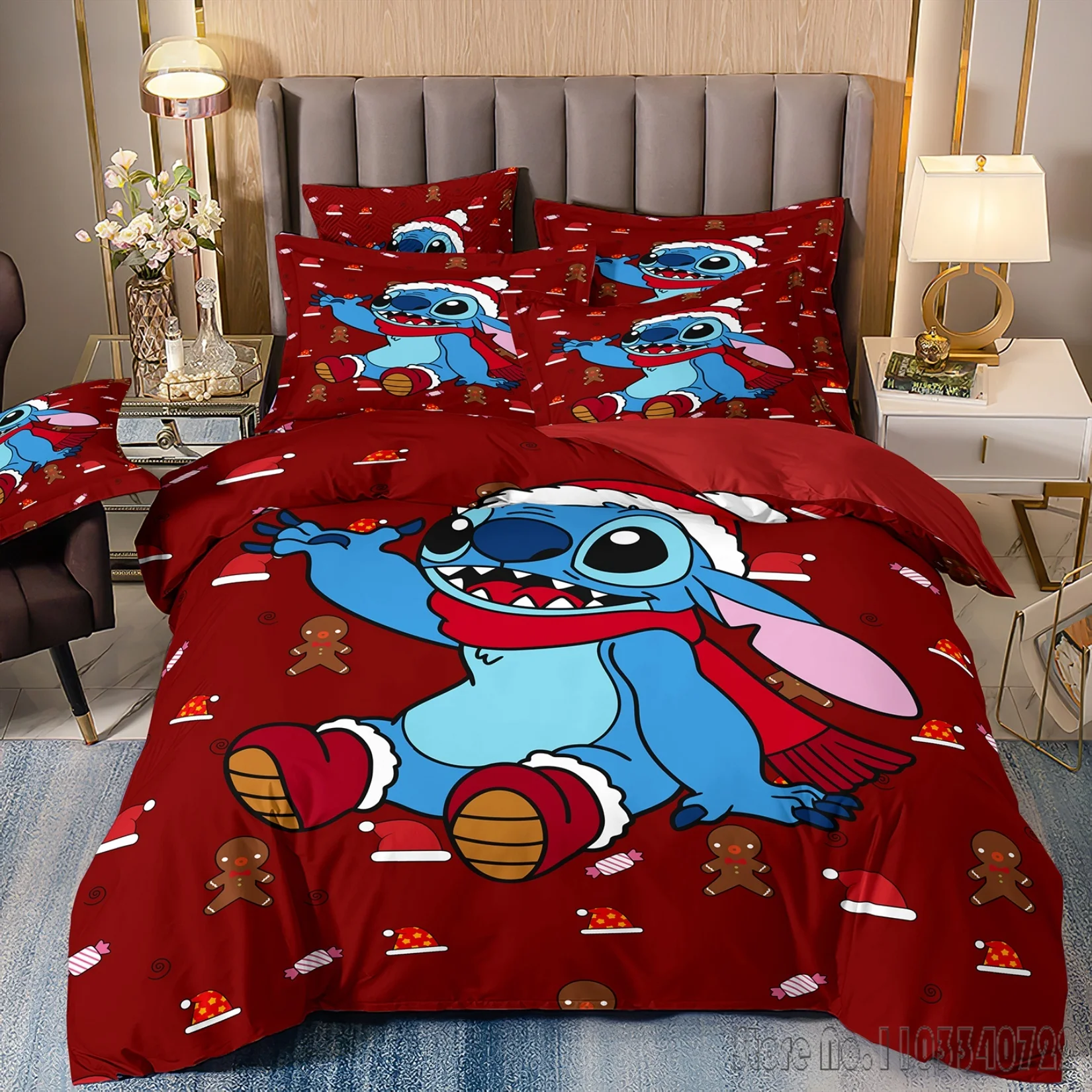 2026 Anime Hot 3D Printed Christmas Stitch Child Bedding Set Baby Duvet Cover Sets Bedclothes Twin Single King Kids Adult Gift
2026 Anime Hot 3D Printed Christmas Stitch Child Bedding Set Baby Duvet Cover Sets Bedclothes Twin Single King Kids Adult Gift
