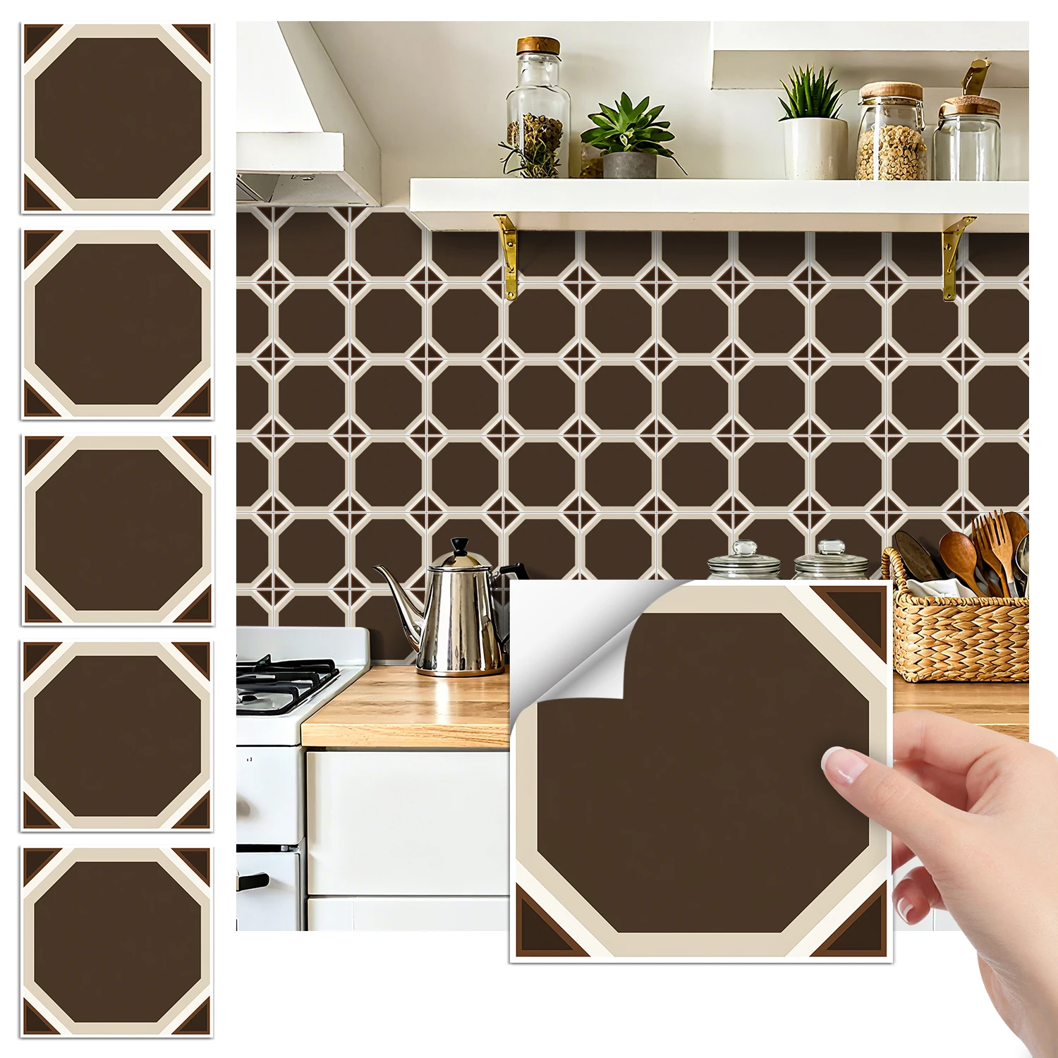 36Pcs Vintage Floral Tile Stickers, Self-Adhesive Peel and Stick Wall Decals, Waterproof for Kitchen Bathroom Home Decor
36Pcs Vintage Floral Tile Stickers, Self-Adhesive Peel and Stick Wall Decals, Waterproof for Kitchen Bathroom Home Decor