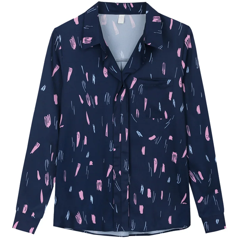 Fashion Trend New Floral Women'S Long Sleeve Bottoming Clothes 2023 Spring And Autumn Korean Loose Thin Printed Chiffon Shirt
Fashion Trend New Floral Women'S Long Sleeve Bottoming Clothes 2023 Spring And Autumn Korean Loose Thin Printed Chiffon Shirt
