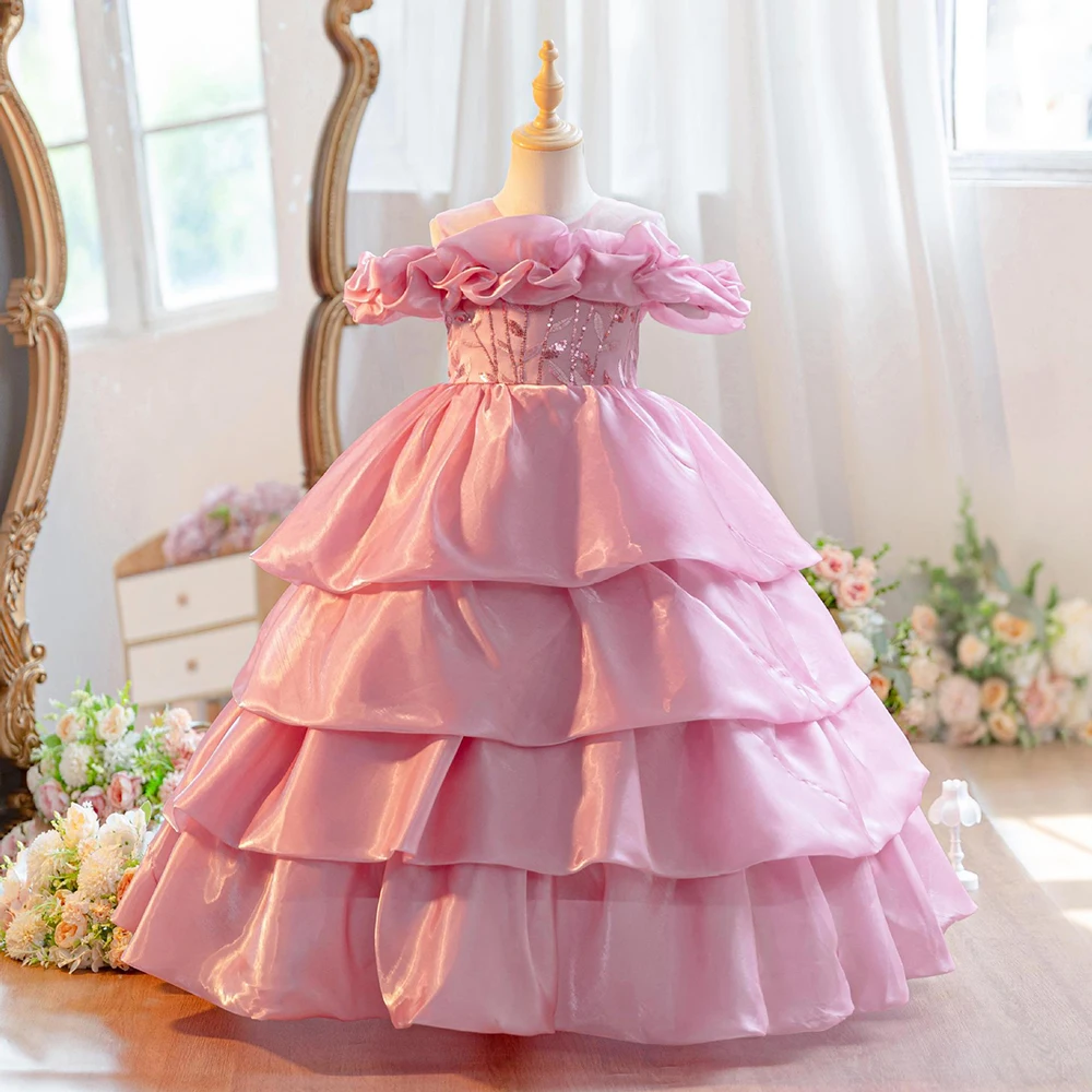 HETISO Girls Layered Bridemaid Princess Dress Elegant Wedding Prom Evening Kids Party Dresses for Children's Birthday Costumes
HETISO Girls Layered Bridemaid Princess Dress Elegant Wedding Prom Evening Kids Party Dresses for Children's Birthday Costumes