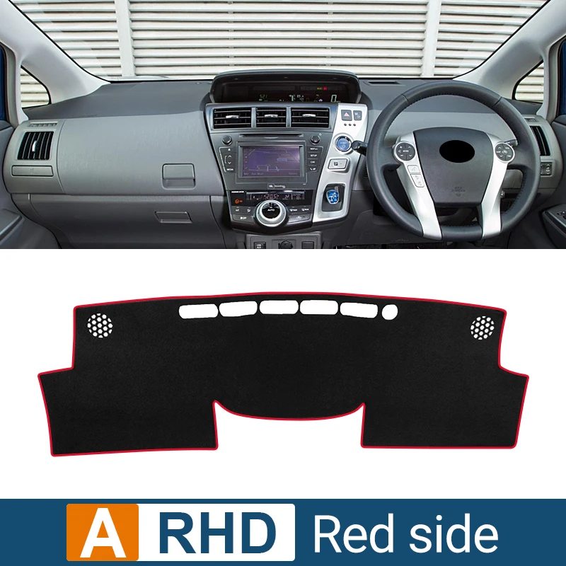 Car Dashboard Cover Avoid Light Pad Anti-UV Carpets Non-Slip Mat For Toyota Prius V Alpha Daihatsu Mebius 2012-2018 2019 ZVW40
Car Dashboard Cover Avoid Light Pad Anti-UV Carpets Non-Slip Mat For Toyota Prius V Alpha Daihatsu Mebius 2012-2018 2019 ZVW40