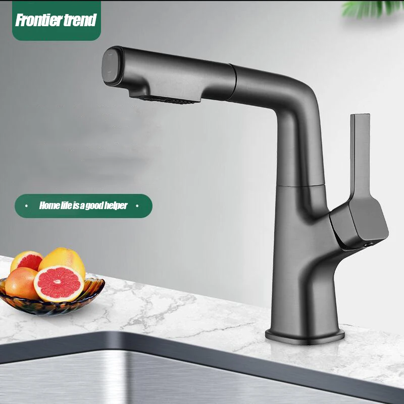 Household Hot And Cold Lifting Bathroom Table Splashproof 360° Rotating Lifting Basin Pulling Faucet
Household Hot And Cold Lifting Bathroom Table Splashproof 360° Rotating Lifting Basin Pulling Faucet
