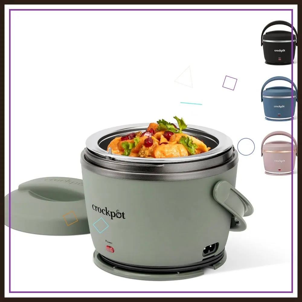 Portable Electric Lunch Box 20-Ounce Food Warmer in Moonshine Green | Travel-Friendly & Spill-Proof | Dishwasher-Safe
Portable Electric Lunch Box 20-Ounce Food Warmer in Moonshine Green | Travel-Friendly & Spill-Proof | Dishwasher-Safe