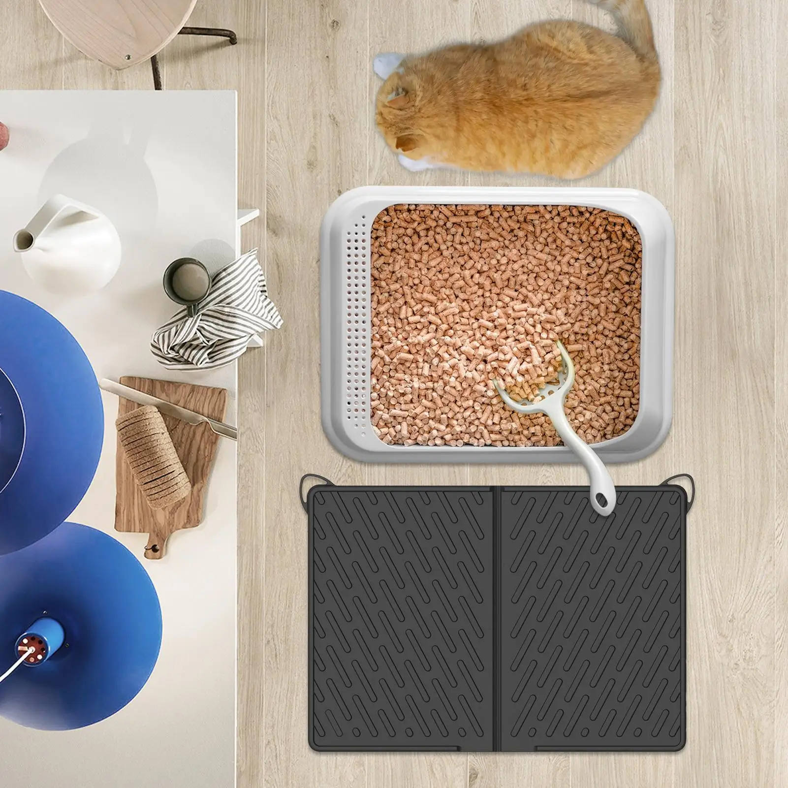 Коврики для кошачьего туалета 24x17 дюймов, коврик для кошачьей коробки, водонепроницаемые, устойчивые к царапинам подушечки с крышкой для лотка для домашних животных, уголок воды
Коврики для кошачьего туалета 24x17 дюймов, коврик для кошачьей коробки, водонепроницаемые, устойчивые к царапинам подушечки с крышкой для лотка для домашних животных, уголок воды