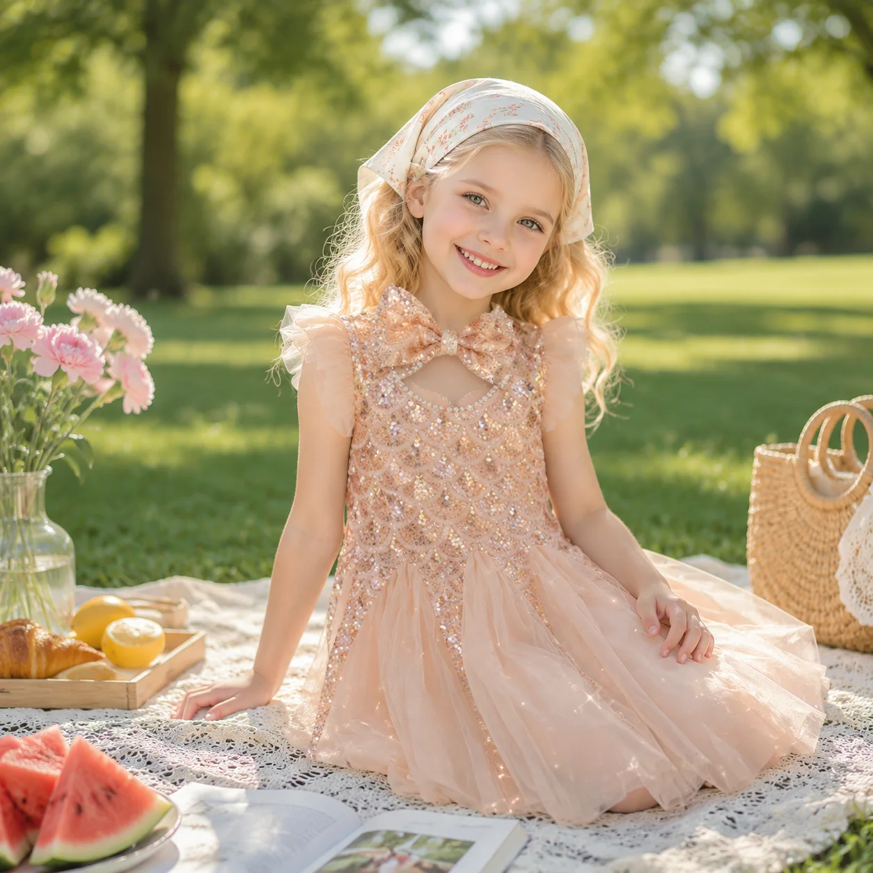 Toddler Girls Princess Dress Mesh Flutter Sleeve Sweet Cute Birthday Party Summer Outing Champagne Pink Veil Polyester
Toddler Girls Princess Dress Mesh Flutter Sleeve Sweet Cute Birthday Party Summer Outing Champagne Pink Veil Polyester