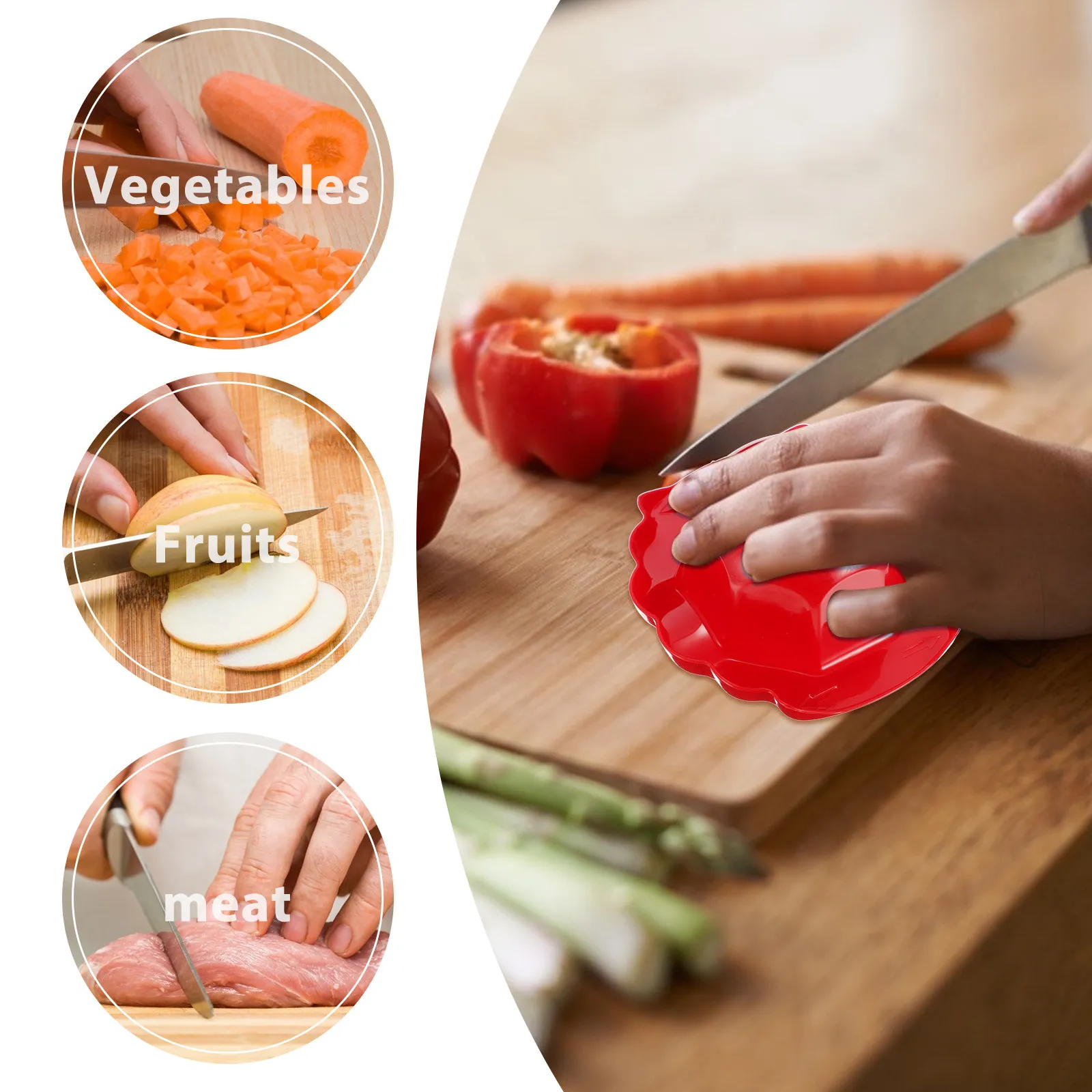 2Pcs Kitchen Safety Finger Guard Resistant Food Holder for Slicer Grater Knife Efficient Prep Time Saving Tool
2Pcs Kitchen Safety Finger Guard Resistant Food Holder for Slicer Grater Knife Efficient Prep Time Saving Tool