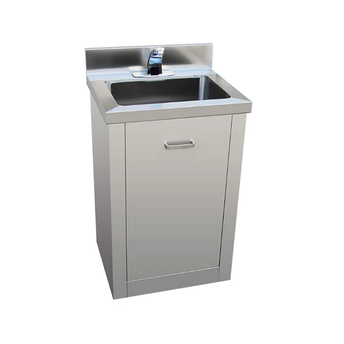 Custom Free Stand Portable Stainless Steel Hand Wash Sink with Hot Water
Custom Free Stand Portable Stainless Steel Hand Wash Sink with Hot Water
