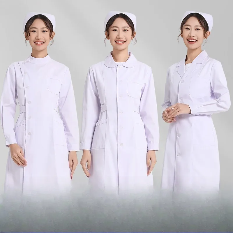 Женское белое лабораторное пальто с длинным рукавом и утолщенным воротником, комплект из двух предметов с короткими рукавами, больничная форма, рабочая одежда
Женское белое лабораторное пальто с длинным рукавом и утолщенным воротником, комплект из двух предметов с короткими рукавами, больничная форма, рабочая одежда