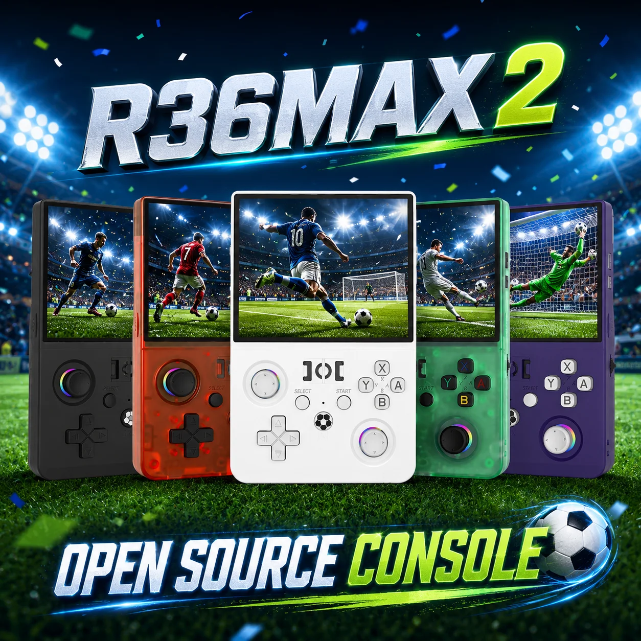 Retro Handheld Game Console RG36 MAX2 Linux Open Source System 4000mAh Battery RGB Light Support 30+ Emulators WiFi Online Batte
Retro Handheld Game Console RG36 MAX2 Linux Open Source System 4000mAh Battery RGB Light Support 30+ Emulators WiFi Online Batte