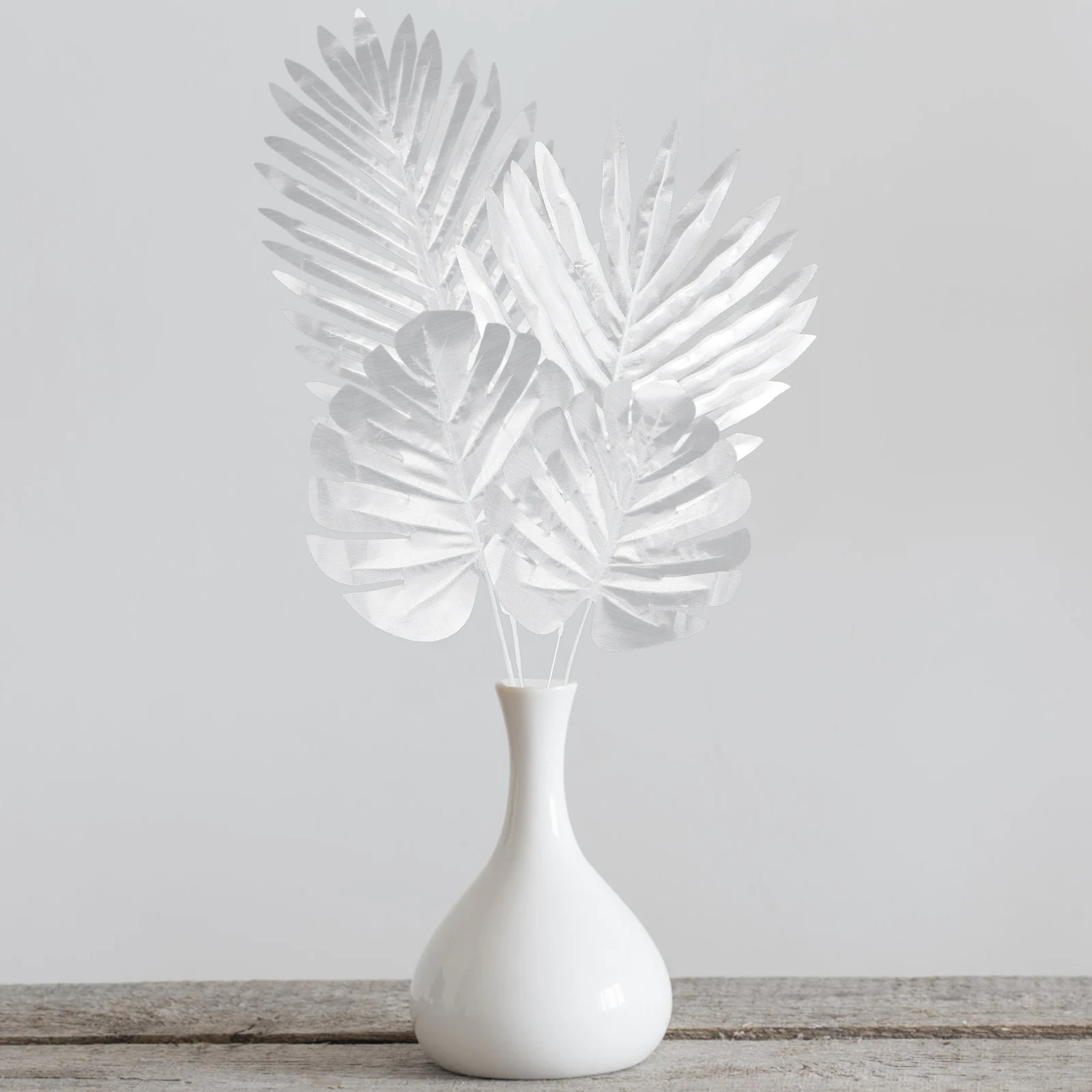 24 Pcs Artificial Silver Leaves Home Decoration Floral Arrangement Banquet Holiday Indoor Outdoor Decor Plastic
24 Pcs Artificial Silver Leaves Home Decoration Floral Arrangement Banquet Holiday Indoor Outdoor Decor Plastic
