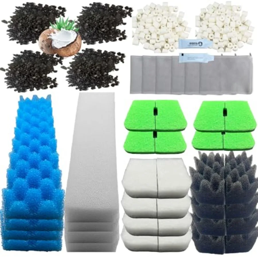 42 Packs 406/407 Canister Filter Replacements Compatible with Fluval 406/407 Aquarium Filters. Includes Filter Media Set with b
42 Packs 406/407 Canister Filter Replacements Compatible with Fluval 406/407 Aquarium Filters. Includes Filter Media Set with b