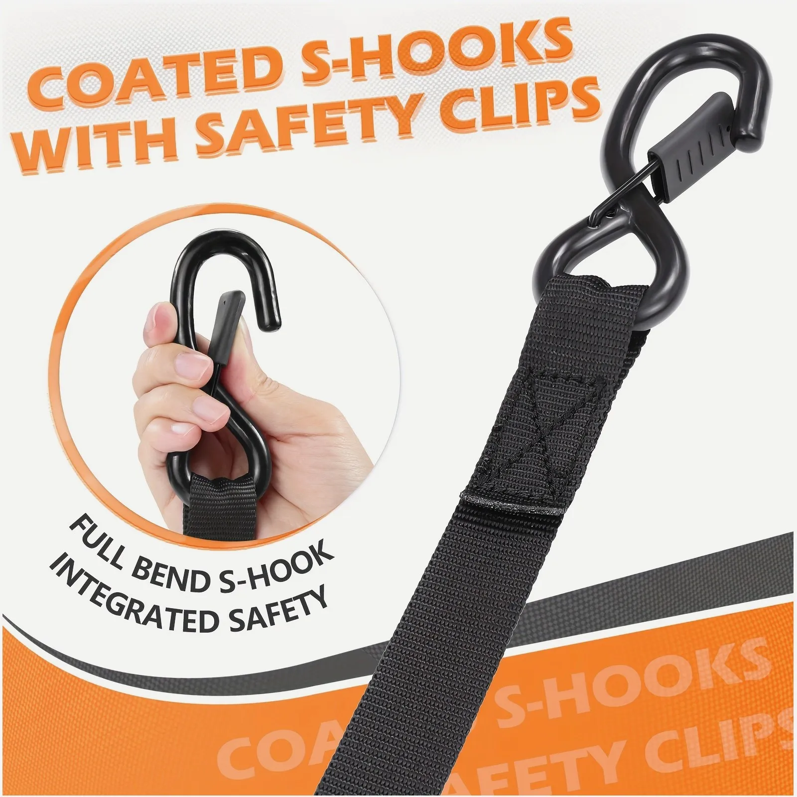 4-Pack Self-Retracting Ratchet Straps – 10-Foot Heavy-Duty Tie-Downs for Trucks, Trailers, Motorcycles, Moving & Appliances | Ea
4-Pack Self-Retracting Ratchet Straps – 10-Foot Heavy-Duty Tie-Downs for Trucks, Trailers, Motorcycles, Moving & Appliances | Ea