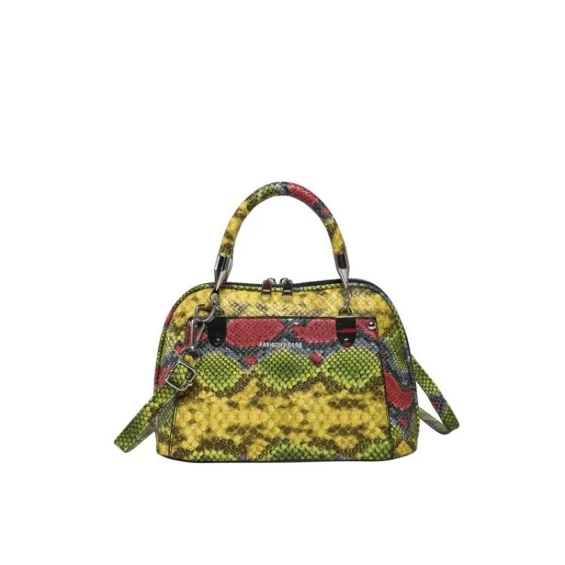 New Trend European American Style Snake Pattern Handbag Fashionable Versatile Small Square Bag Retro Trend Messenger Bag Women
New Trend European American Style Snake Pattern Handbag Fashionable Versatile Small Square Bag Retro Trend Messenger Bag Women