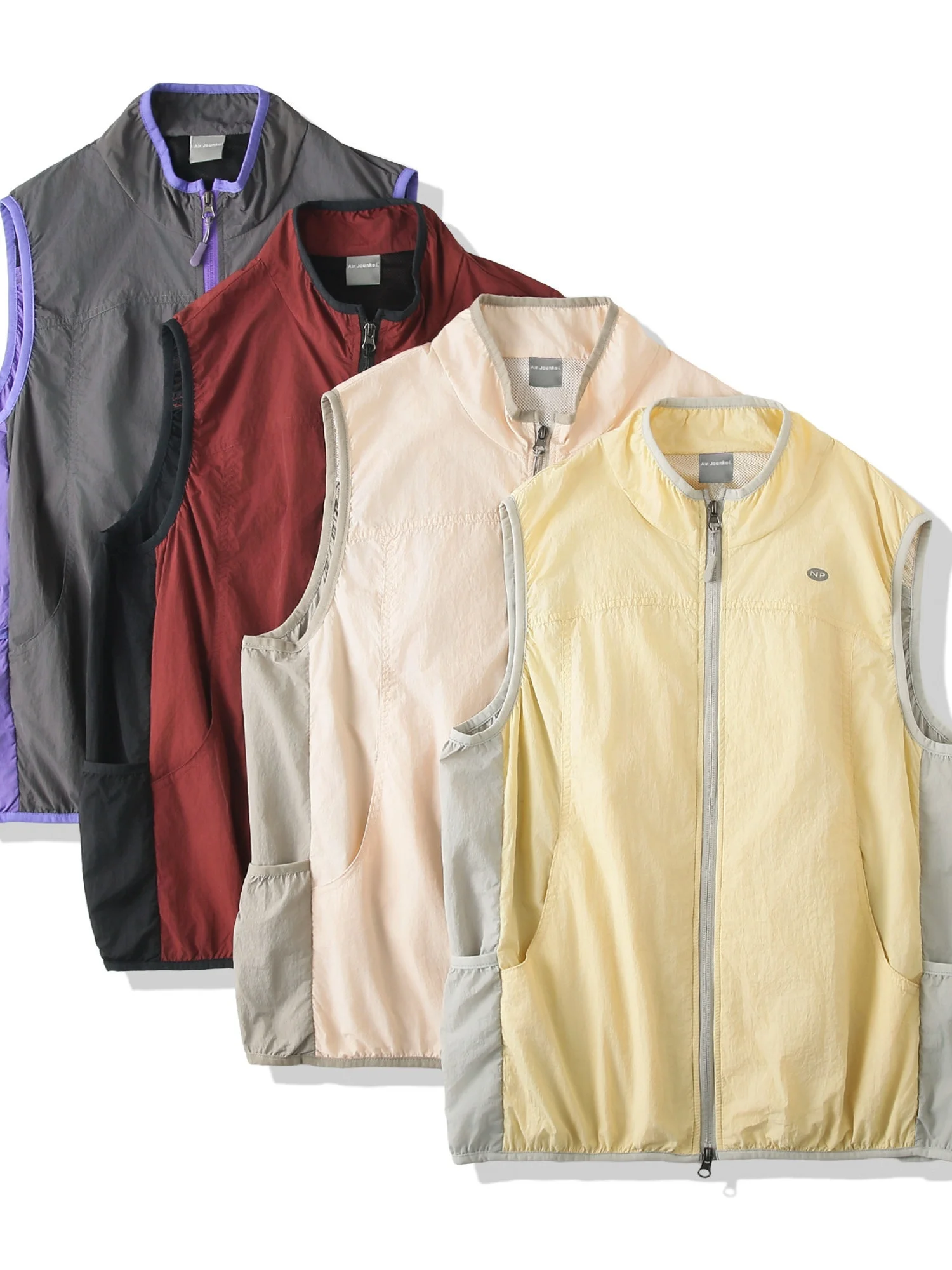 Outdoor Sports Casual Color Block Vest Men's Loose Fit Breathable Nylon Fiber Spring Summer Multpocket Stand Collar Couple
Outdoor Sports Casual Color Block Vest Men's Loose Fit Breathable Nylon Fiber Spring Summer Multpocket Stand Collar Couple