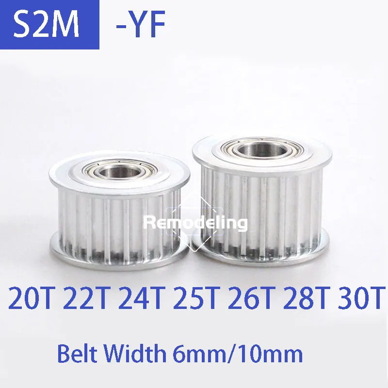 1pcs S2M Idler Timing Pulley Aluminum Alloy 20T 22T 24T 25T 26T 28T 30T Groove Width 7/11mm Belt Width 6/10mm Bore 3mm-9mm
1pcs S2M Idler Timing Pulley Aluminum Alloy 20T 22T 24T 25T 26T 28T 30T Groove Width 7/11mm Belt Width 6/10mm Bore 3mm-9mm