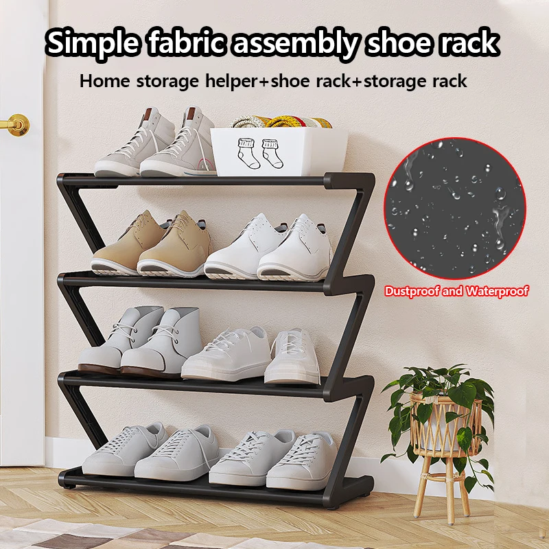 Simple Home Bedroom Shoe Rack Simple Fabric Assembly Shoe Rack Dormitory Storage Integrated Multi layer Storage Rack
Simple Home Bedroom Shoe Rack Simple Fabric Assembly Shoe Rack Dormitory Storage Integrated Multi layer Storage Rack