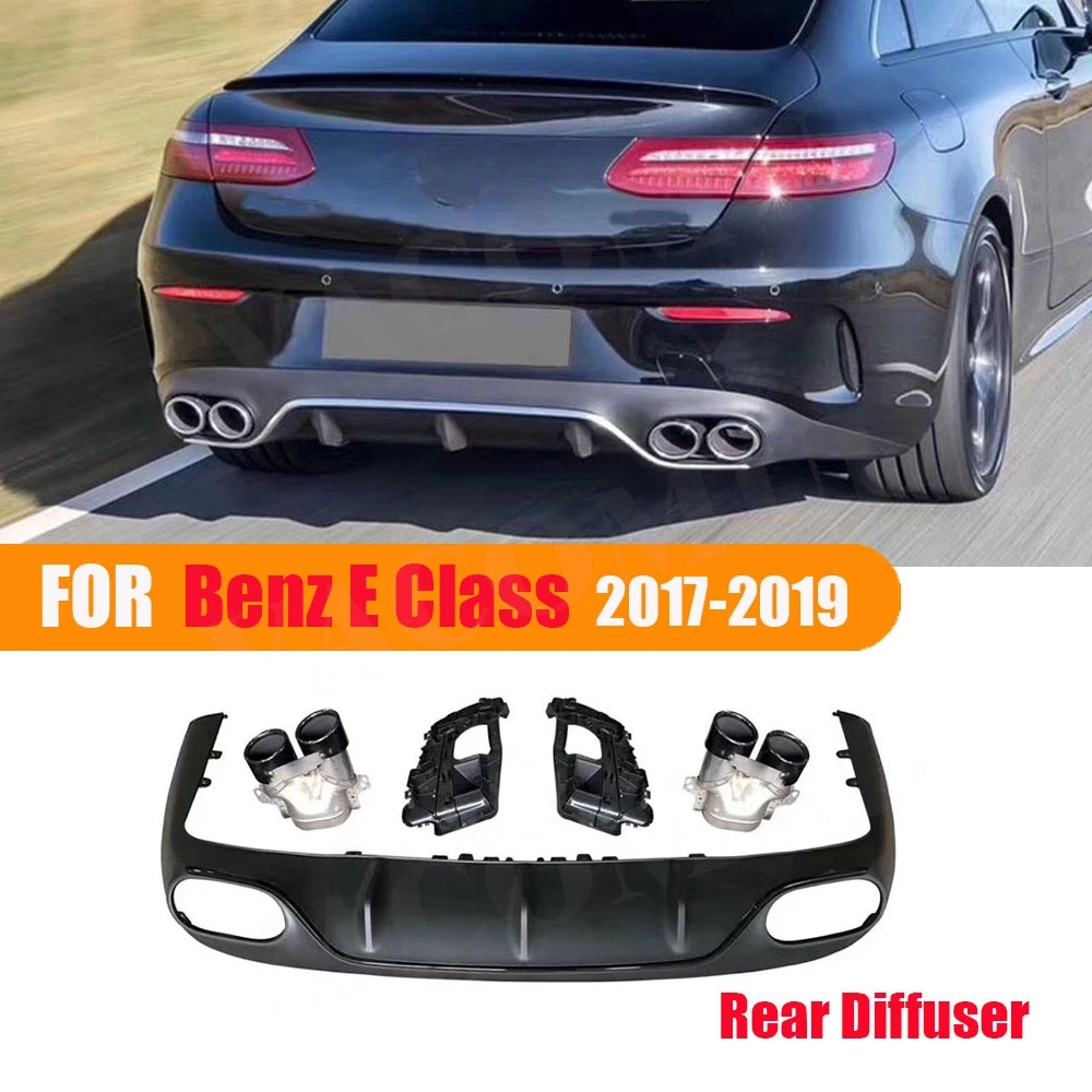 VACOMUL PP Rear Bumper Lip Diffuser with Exhaust Muffler Tips for Benz E Class C238 E200 E300 E53 AMG Coupe Sport 2017-2019
VACOMUL PP Rear Bumper Lip Diffuser with Exhaust Muffler Tips for Benz E Class C238 E200 E300 E53 AMG Coupe Sport 2017-2019