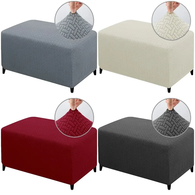 Thicken Jacauard Elastic Ottoman Cover Footstool Cover All-inclusive Rectangle Footrest Covers Foot Stool Slipcovers Living Room
Thicken Jacauard Elastic Ottoman Cover Footstool Cover All-inclusive Rectangle Footrest Covers Foot Stool Slipcovers Living Room
