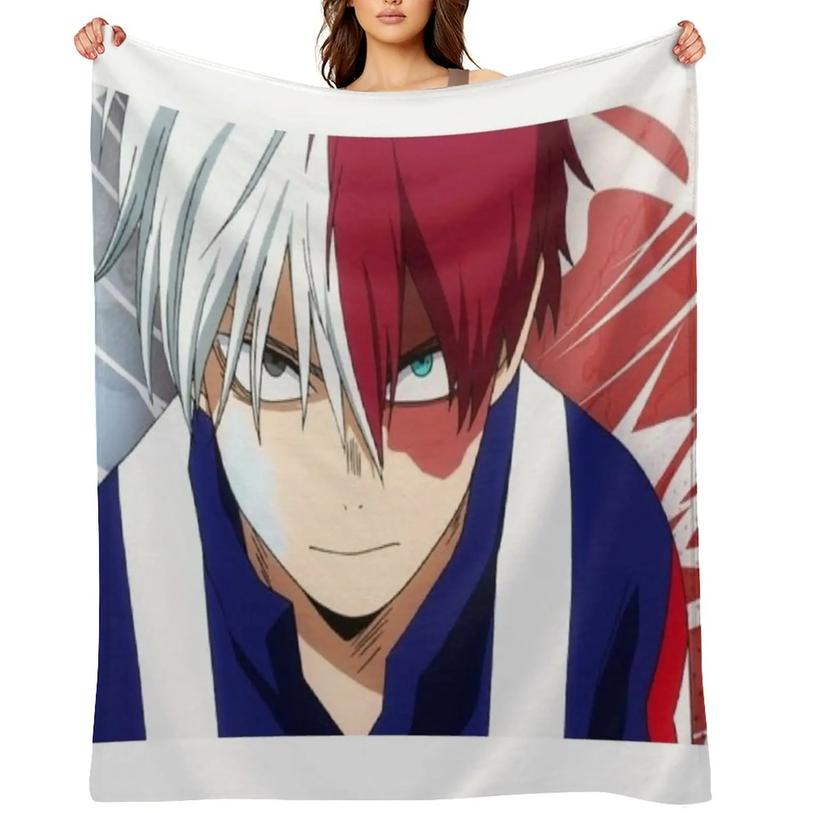 Shoto todoroki Throw Blanket Retros anime Comforter warm winter Blankets
Shoto todoroki Throw Blanket Retros anime Comforter warm winter Blankets