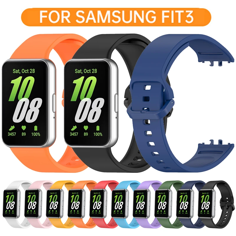 Silicone Strap For Samsung Galaxy Fit 3 Correa Bracelet Replacement Sport Watchband For Samsung Galaxy Fit3 Band Accessories
Silicone Strap For Samsung Galaxy Fit 3 Correa Bracelet Replacement Sport Watchband For Samsung Galaxy Fit3 Band Accessories