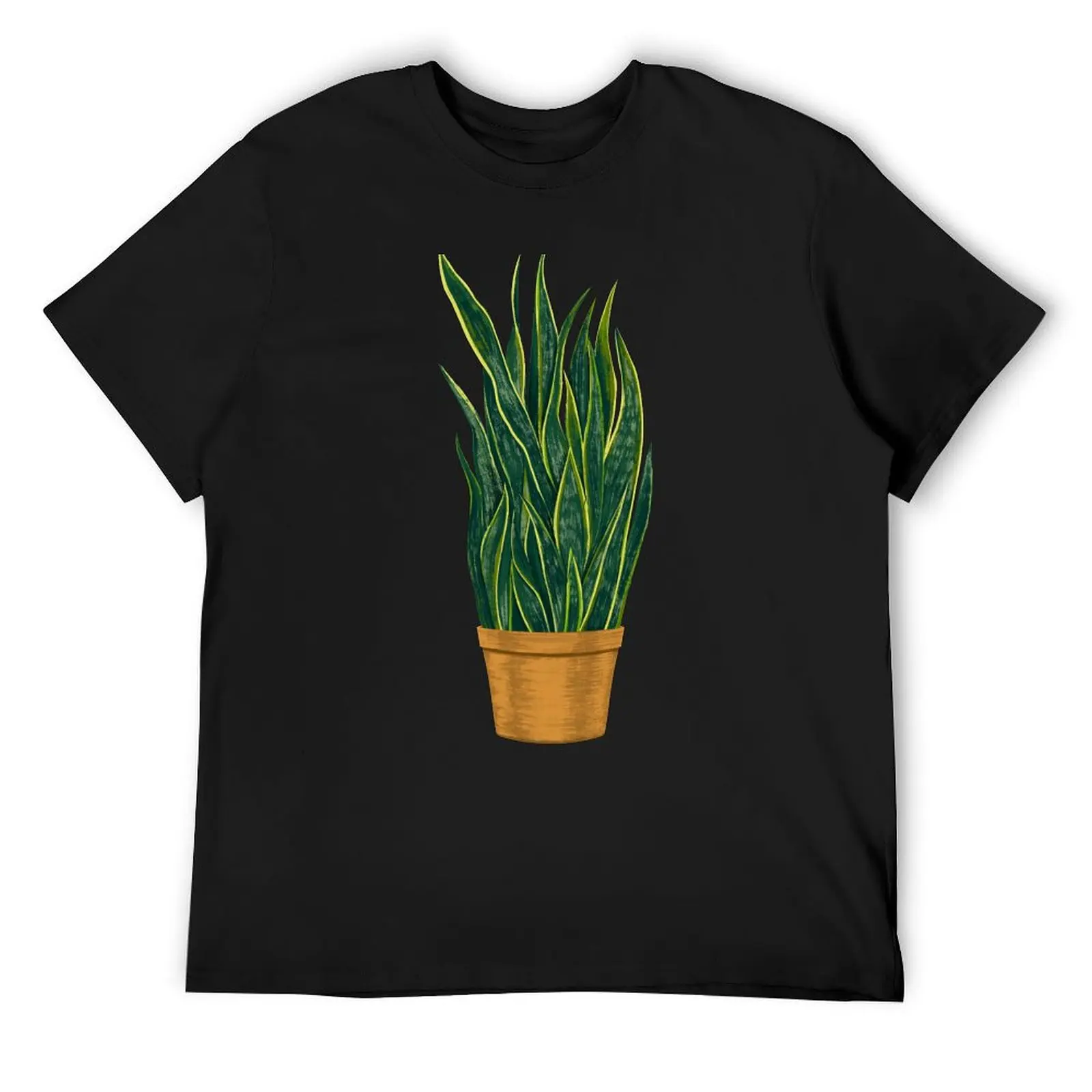 Snake Plant - Sansevieria Illustration T-Shirt vintage t shirts blue archive Men's cotton t-shirt
Snake Plant - Sansevieria Illustration T-Shirt vintage t shirts blue archive Men's cotton t-shirt