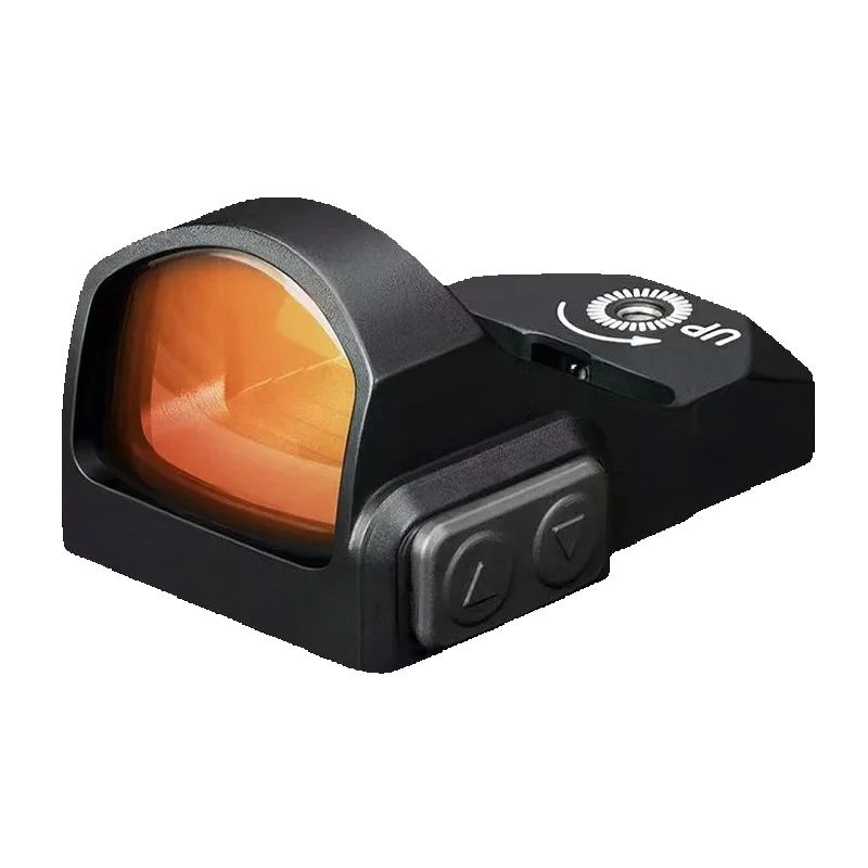 Tactical red dot sight, P2 high transmittance model, full-size optical components, Docter/Noblex footprint and Picatinny/Weaver
Tactical red dot sight, P2 high transmittance model, full-size optical components, Docter/Noblex footprint and Picatinny/Weaver