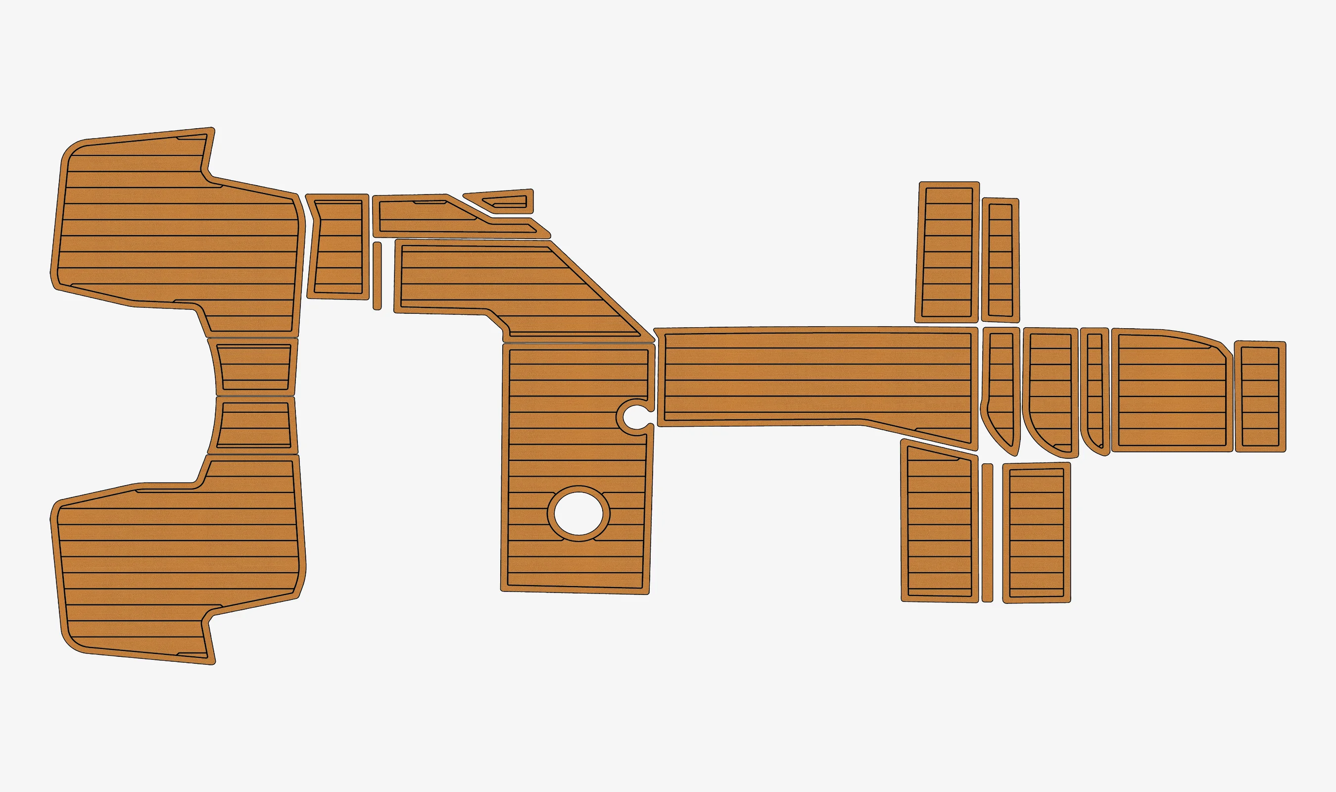 Самоклеящийся морской коврик из искусственного тикового этиленвинилацетата — 2021-2025 Regal 26 XO Yacht 6 мм (1/4 дюйма), нескользящая настилка для лодки для кабины
Самоклеящийся морской коврик из искусственного тикового этиленвинилацетата — 2021-2025 Regal 26 XO Yacht 6 мм (1/4 дюйма), нескользящая настилка для лодки для кабины