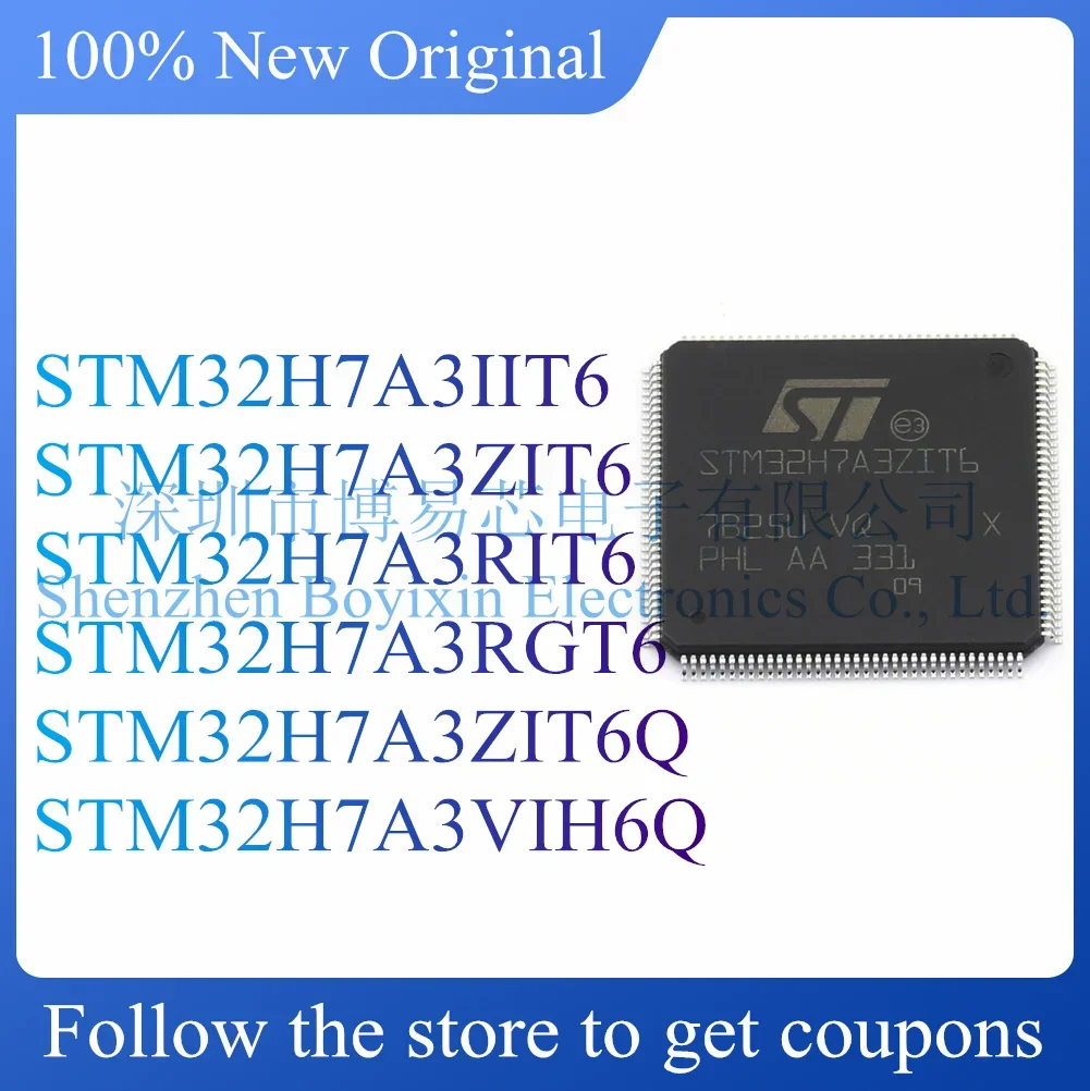 NEW STM32H7A3IIT6 STM32H7A3RIT6 STM32H7A3ZIT6 STM32H7A3RGT6 STM32H7A3ZIT6Q STM32H7A3VIH6Q Original Product
NEW STM32H7A3IIT6 STM32H7A3RIT6 STM32H7A3ZIT6 STM32H7A3RGT6 STM32H7A3ZIT6Q STM32H7A3VIH6Q Original Product