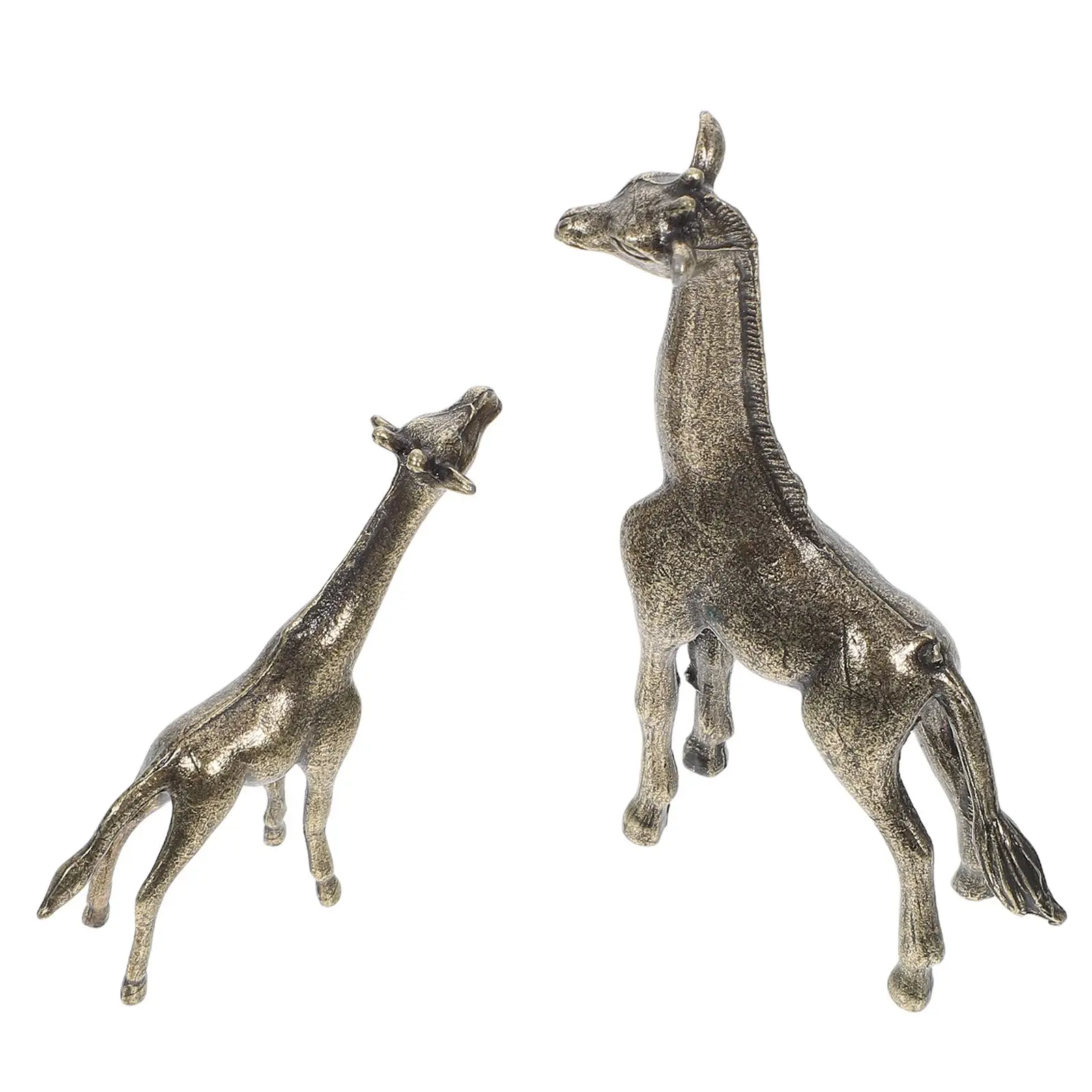 2Pcs Brass Home Decor Brass Giraffes Sculpture Desktop Ornaments Sturdy Animal Home Decor Craft Small Figurines
2Pcs Brass Home Decor Brass Giraffes Sculpture Desktop Ornaments Sturdy Animal Home Decor Craft Small Figurines