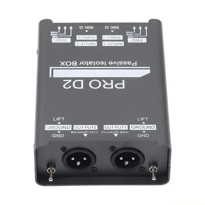 M5TD Double Channel Sound Isolator Sound Currents Noise Eliminators 6.5 Isolator Mixers Live Broadcast Instrument Connectors
M5TD Double Channel Sound Isolator Sound Currents Noise Eliminators 6.5 Isolator Mixers Live Broadcast Instrument Connectors