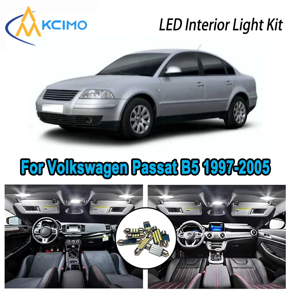 High-Quality LED Interior Kit for Volkswagen Passat B5 Variant 1997-2005 Premium Error-Free Dome Map Trunk Automotive Lamps
High-Quality LED Interior Kit for Volkswagen Passat B5 Variant 1997-2005 Premium Error-Free Dome Map Trunk Automotive Lamps