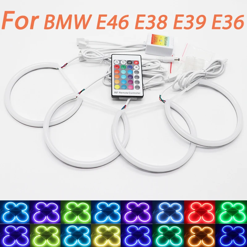 Cotton RGB Angel eyes ring kit 16colors flash Remote control For BMW 3 5 7 Series E36 E38 E39 E46 525i 528i 530i 540i 320i
Cotton RGB Angel eyes ring kit 16colors flash Remote control For BMW 3 5 7 Series E36 E38 E39 E46 525i 528i 530i 540i 320i