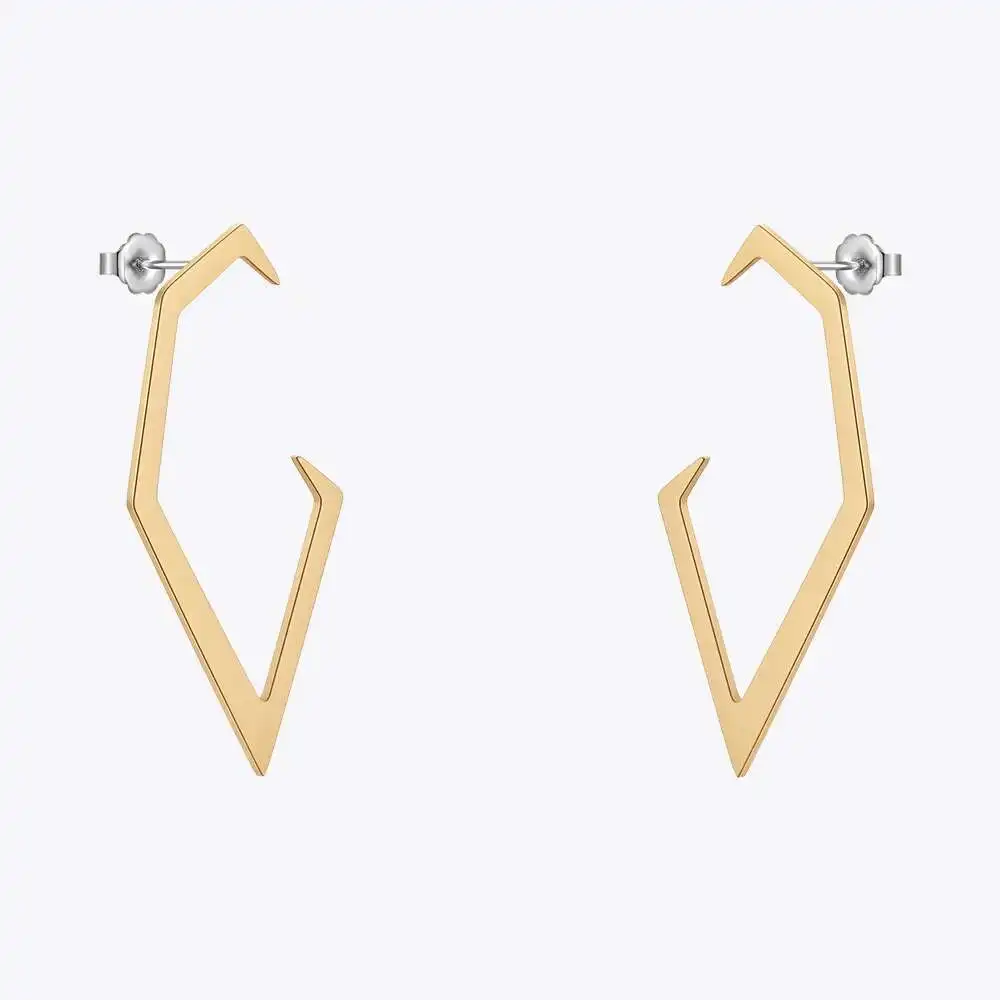 ENFASHION Pendientes Geometry Stud Earring For Women Stainless steel Gold Color Original Aretes V Shape Design Jewelry E221465
ENFASHION Pendientes Geometry Stud Earring For Women Stainless steel Gold Color Original Aretes V Shape Design Jewelry E221465