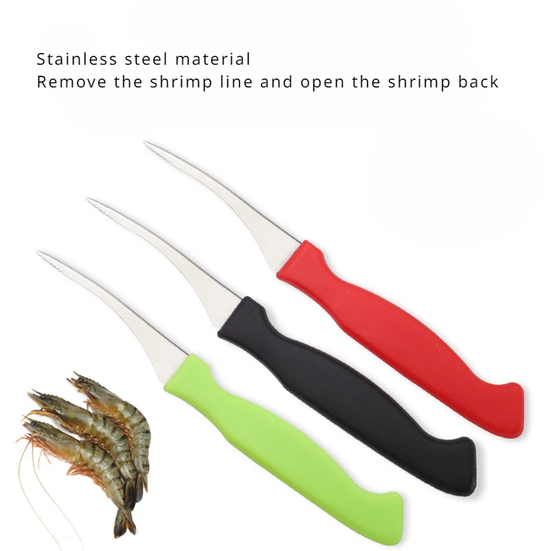 Stainless Steel Shrimp Line Cleaner Shrimp Wire Knife Cleaning Shrimp Intestines Cutting Knife Open Back Kitchen Tool
Stainless Steel Shrimp Line Cleaner Shrimp Wire Knife Cleaning Shrimp Intestines Cutting Knife Open Back Kitchen Tool