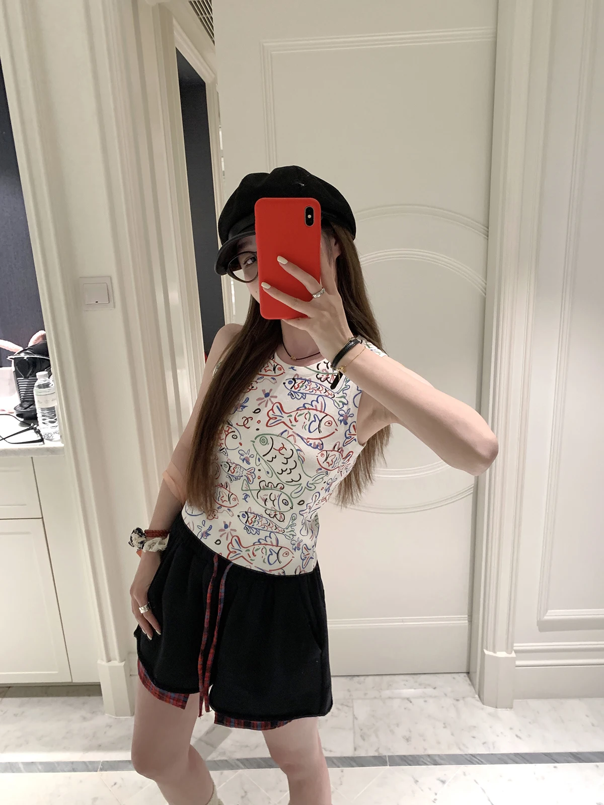 Универсальный хлопковый летний свитер-футболка Anneop с принтом в корейском стиле, приталенный, влагоотводящий, с круглым вырезом
Универсальный хлопковый летний свитер-футболка Anneop с принтом в корейском стиле, приталенный, влагоотводящий, с круглым вырезом