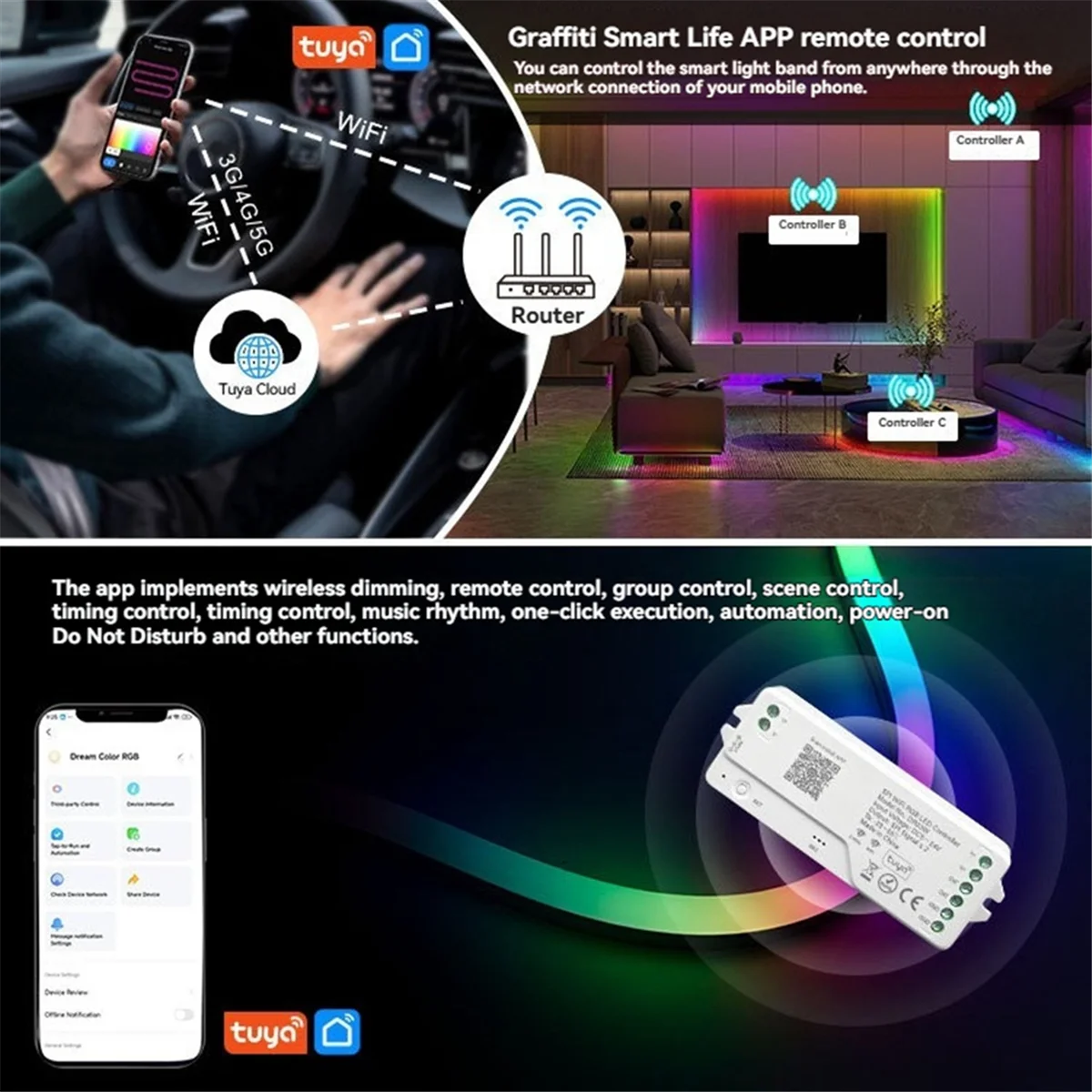 N97R DR04W TUYA SPI WIFI RGBW светодиодный контроллер диммер работает с Google Home Alexa для WS2811 WS2812B WS2815 RGB светодиодная лента
N97R DR04W TUYA SPI WIFI RGBW светодиодный контроллер диммер работает с Google Home Alexa для WS2811 WS2812B WS2815 RGB светодиодная лента