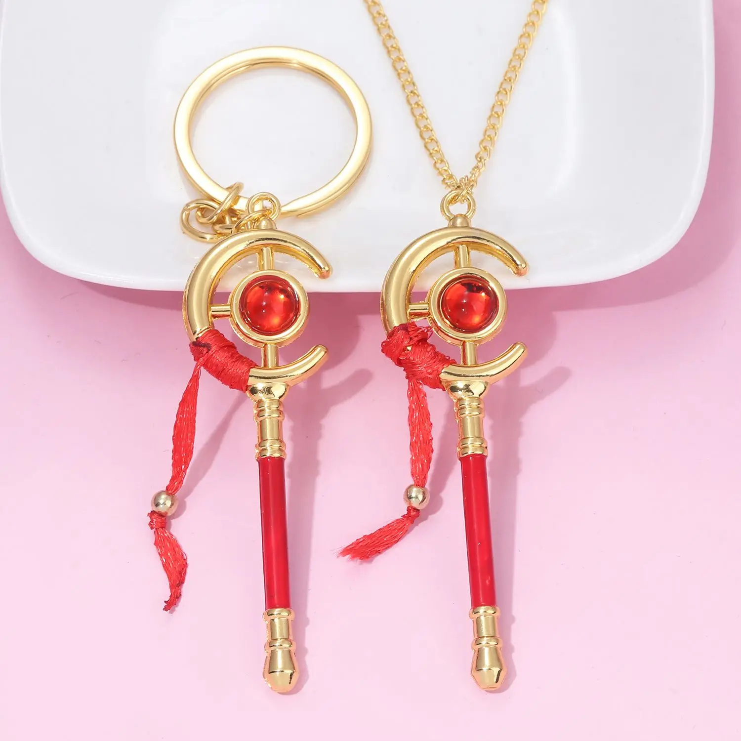 New Kawaii Frieren: Beyond Journey's End Animation Peripheral Necklace Pendant Himmel Magic Wand Cos Keychain Accessories Gifts
New Kawaii Frieren: Beyond Journey's End Animation Peripheral Necklace Pendant Himmel Magic Wand Cos Keychain Accessories Gifts