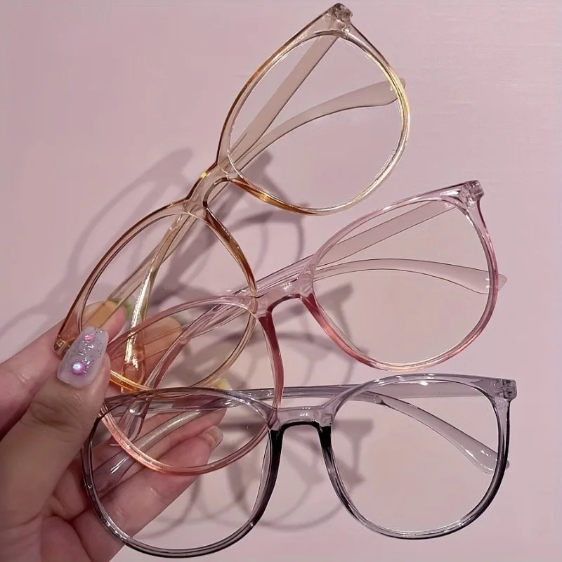 3PCS new round frame fashionable and versatile flat lens glasses suitable for daily commuting, home office use
3PCS new round frame fashionable and versatile flat lens glasses suitable for daily commuting, home office use