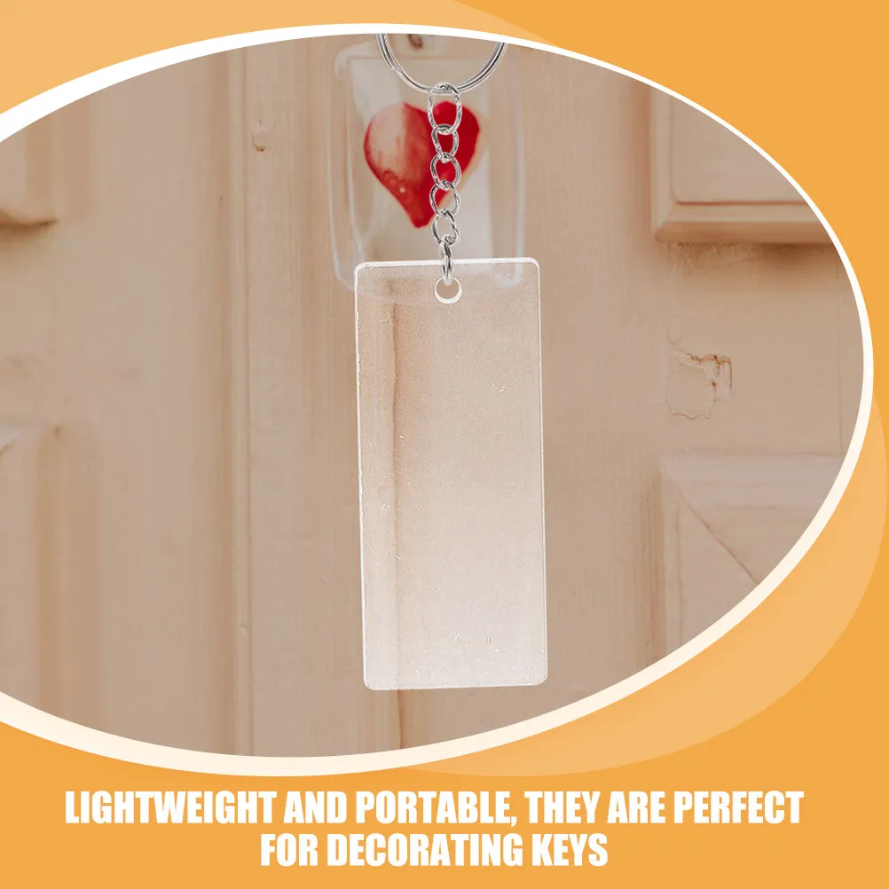 1Set Acrylic Keychain Rectangular Blank DIY Keychain Decoration Sublimation Crafting Multi-Function Portable Key Pendant
1Set Acrylic Keychain Rectangular Blank DIY Keychain Decoration Sublimation Crafting Multi-Function Portable Key Pendant