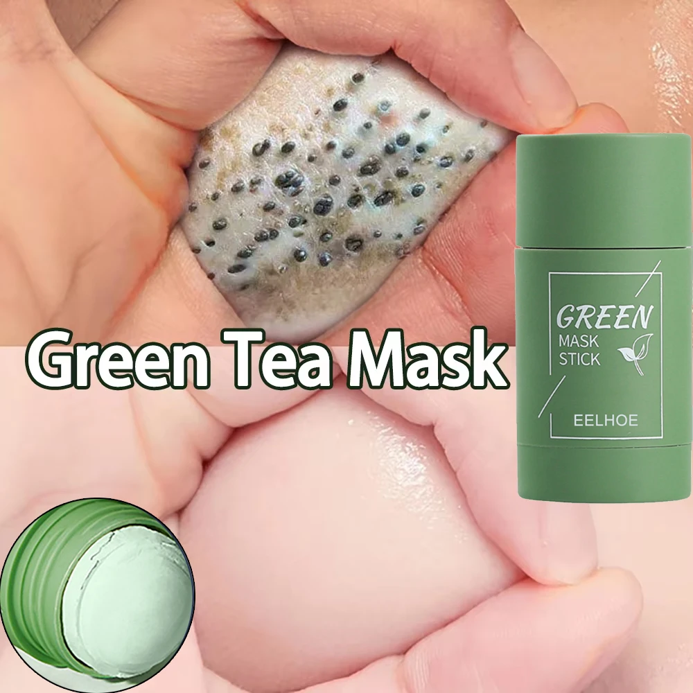 40g Green Tea Cleansing Solid Mask Remove Blackheads Acne Black Dots Shrink Pores Stick Oil Control Korean Skin Care Cosmetics
40g Green Tea Cleansing Solid Mask Remove Blackheads Acne Black Dots Shrink Pores Stick Oil Control Korean Skin Care Cosmetics