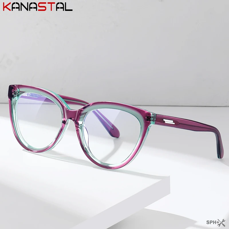 Women Blue Light Blocking Reading Glasses Men CR39 Lenses Prescription Myopia Eyewear Acetate Fibre Multicolor Eyeglasses Frame
Women Blue Light Blocking Reading Glasses Men CR39 Lenses Prescription Myopia Eyewear Acetate Fibre Multicolor Eyeglasses Frame