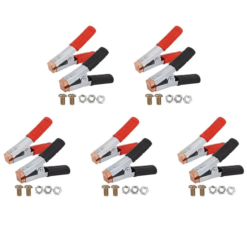 10X Crocodile Clips HEAVY DUTY Copper Battery Test Alligator Clamps
10X Crocodile Clips HEAVY DUTY Copper Battery Test Alligator Clamps
