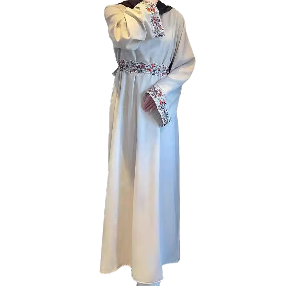 Ramadan Muslim Women Embroidered Belted Maxi Dress Party Gown Dubai Abaya Turkey Kaftan Marocain Caftan Djellaba Islam Jalabiya
Ramadan Muslim Women Embroidered Belted Maxi Dress Party Gown Dubai Abaya Turkey Kaftan Marocain Caftan Djellaba Islam Jalabiya
