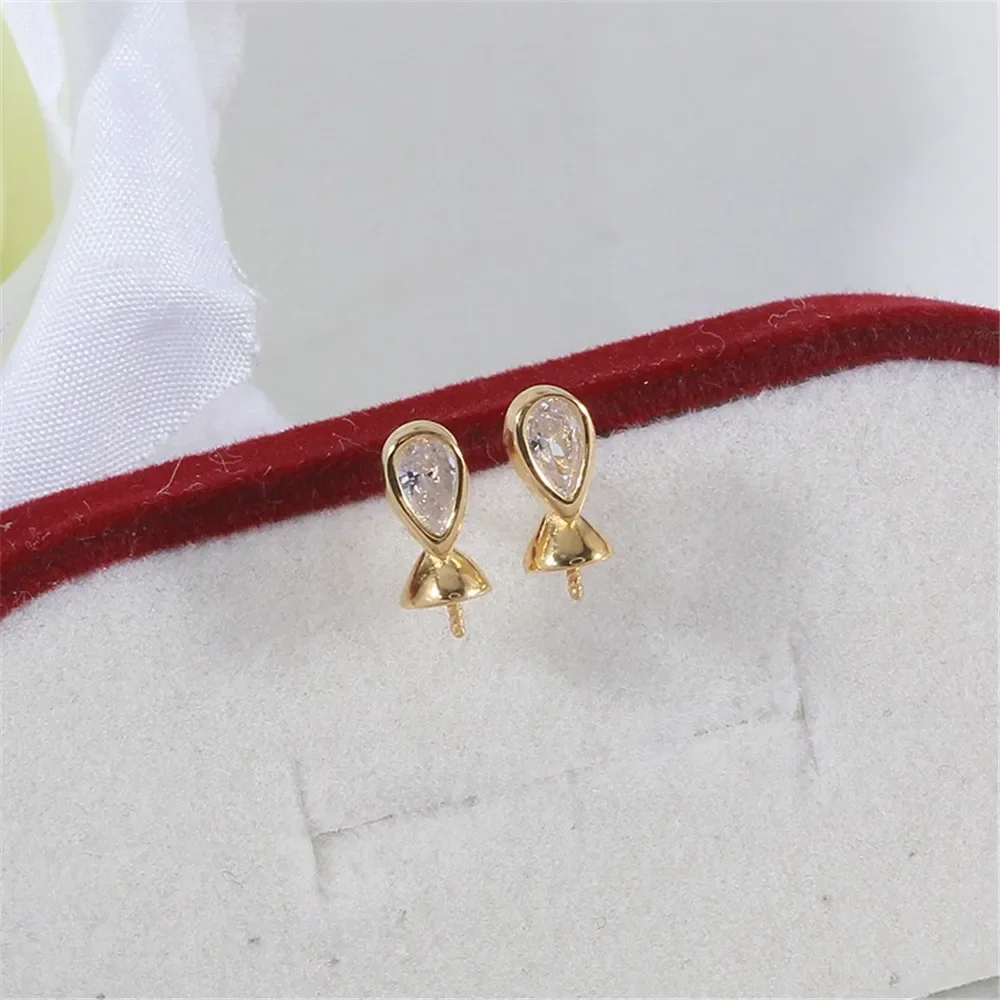 S925 Sterling Silver Pearl Earring Settings DIY Jewelry Making Supplies Blank Earring Posts for Handcrafted Accessories No Pearl
S925 Sterling Silver Pearl Earring Settings DIY Jewelry Making Supplies Blank Earring Posts for Handcrafted Accessories No Pearl
