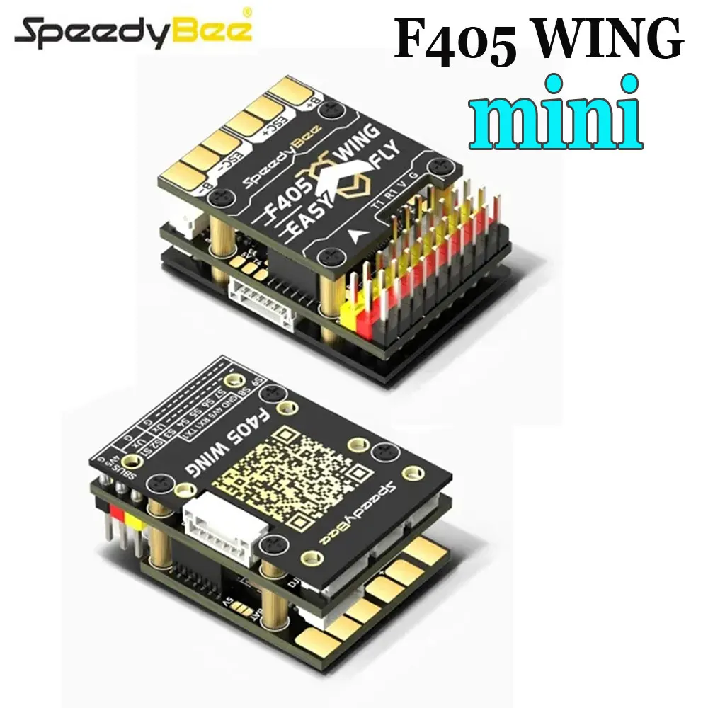 SpeedyBee F405 WING MINI Fixed Wing Flight Controller 2-6S LiPo for RC Fixed Wing Model Airplane Drone
SpeedyBee F405 WING MINI Fixed Wing Flight Controller 2-6S LiPo for RC Fixed Wing Model Airplane Drone