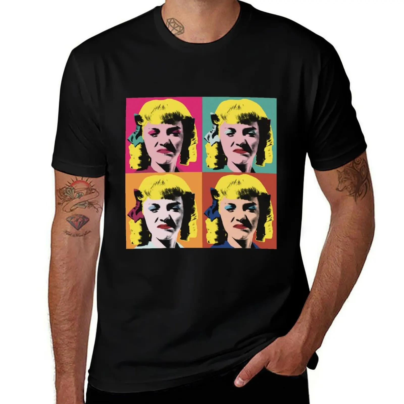 Nelly Olson Warhol style T-Shirt graphic shirts summer tops tshirts personalised T-shirts for men cotton
Nelly Olson Warhol style T-Shirt graphic shirts summer tops tshirts personalised T-shirts for men cotton