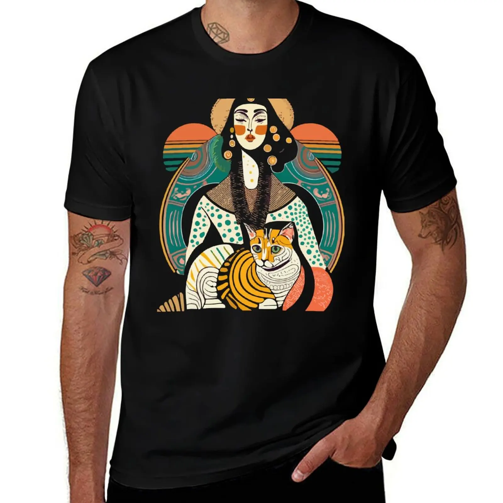 Woman in the style of Gustav Klimt T-Shirt printed t shirts for man t shirt man plain t shirt for man 100 percent cotton T-shirt
Woman in the style of Gustav Klimt T-Shirt printed t shirts for man t shirt man plain t shirt for man 100 percent cotton T-shirt