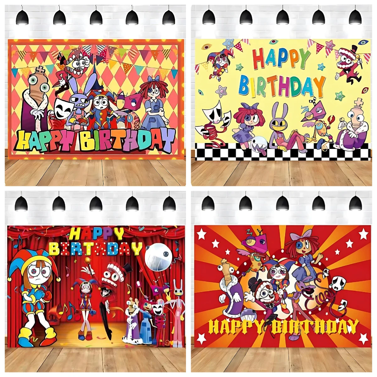 Magical Digital Circus Children's Birthday Decoration Background, Red Baby Gift Party Banner Photo Photography Background
Magical Digital Circus Children's Birthday Decoration Background, Red Baby Gift Party Banner Photo Photography Background